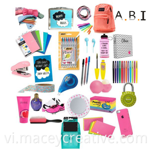 Back to School Kit sinh viên cơ bản đơn giản là túi ba lô giá rẻ